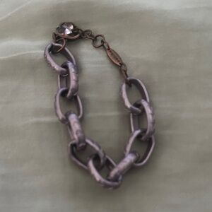 Elegant Purple Chain Bracelet
